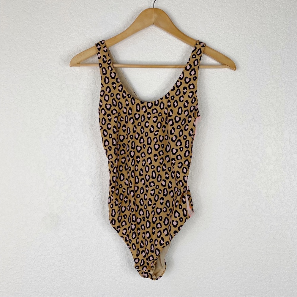 Stance Brown Leopard Thong Bodysuit